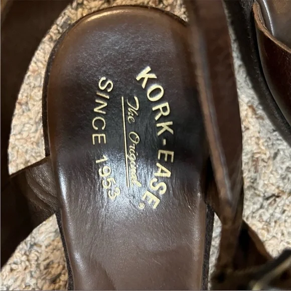 Kork-Ease Brown Leather Women's Shoes - Picture 2 of 6